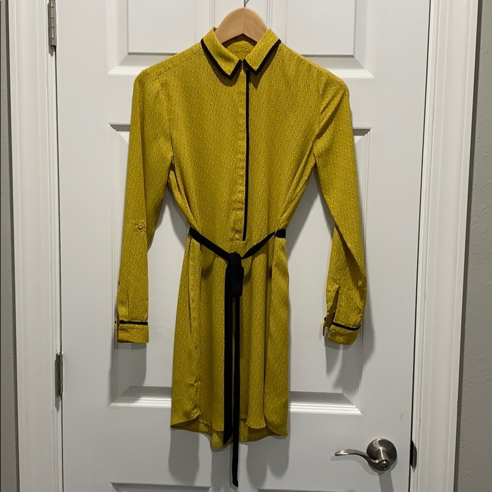 Long sleeve mini dress